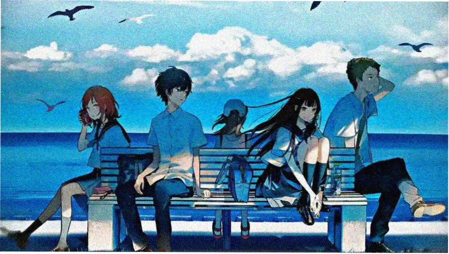 轮播图 夏日祭典的烟花与并肩背影